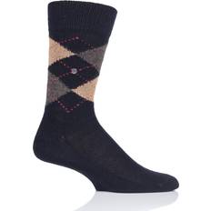 Burlington Mens 1 Pair Preston Extra Soft Feeling Argyle Socks 40-46