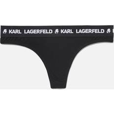 Karl Lagerfeld Tanga Women's Logo Thong - Black
