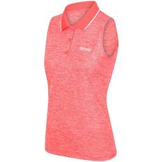 Pink - Women Polo Shirts Regatta Womens Tima II Sleeveless Collared Tank Top