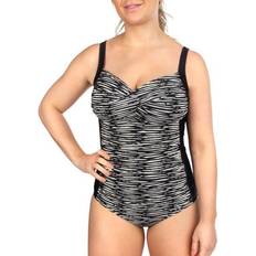 Trofé Graphic Bali Swimsuit Black/White