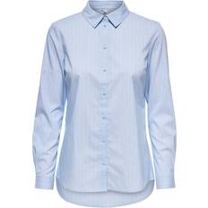 Jacqueline de Yong Blusa - Azul Claro/Blanco