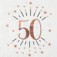 Santex Servietter 18 Roséguld 50