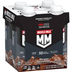 Cytosport Muscle Milk Pro Series Protein Shake Knockout Chocolate 11 fl oz Each Pack of 4