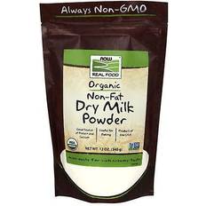 Vitamins & Supplements Now Foods Organic Non-Fat Dry Milk Powder 12 Oz