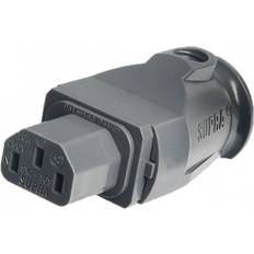 Supra LoRad SWF-10s strömkontakt, hona, 10 Ampere