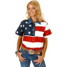 Tops Roper Ladies American Flag S/S Shirt