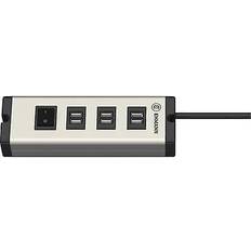 3 USB-uttag Grenuttag Ehmann USB Multicharger 6-Port