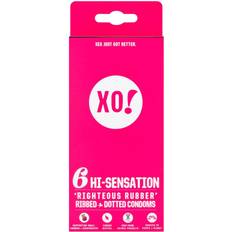 Flo XO! Righteous Rubber Condoms Hi-Sensation (Various Options) 6 Condoms