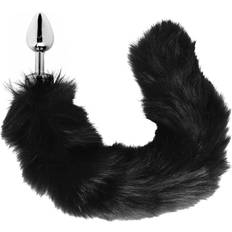 Buttplug mit Fuchsschwanz schwarz