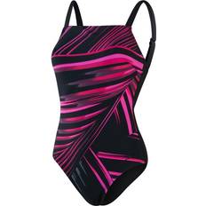 Speedo Amberglow Printed Shaping Swimsuit