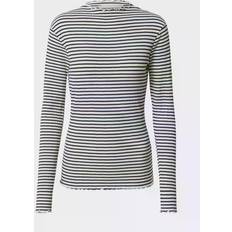 Rundringad Skjortor Karen by Simonsen Candace Stripe T-shirt Flerfärgad