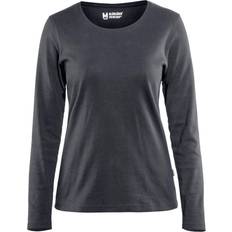 Women's Long Sleeves T-shirt - Navy Blue