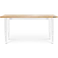 Gladiator Height Adjustable 6-Foot Hardwood Workbench instock GAWB06HWGW