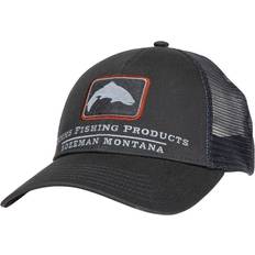 Simms Herr Kepsar Simms Men's Trout Icon Trucker Cap - Carbon