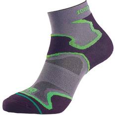 Womens/Ladies Fusion Socks (Grey/Black/Green)