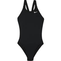 Spandex Badpakken Nike Swim Hydrastrong Solid Shirt - Noir