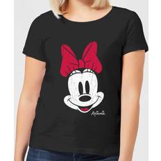 Disney Mickey Mouse Minnie Face Women's T-Shirt