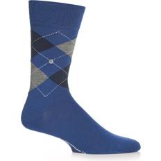 Laine mérinos Chaussettes Burlington Chaussettes Edinburgh - Bleu