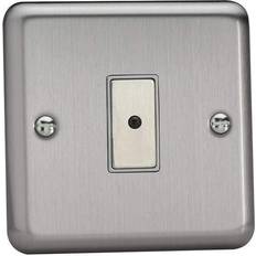 Wall Dimmers Varilight 1-Gang V-Pro Eclique2 Touch/Remote Control LED Dimmer Brushed Chrome JSE101