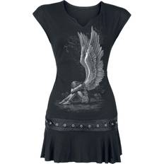 Spiral T-Shirt Gothic di - Enslaved Angel - Uomo - Nero