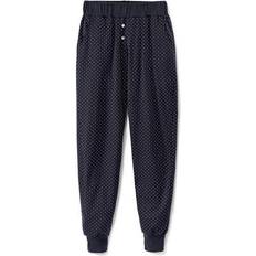 Paars Pyjama's Calida Favourites Dreams Pants Wit - Donkerblauw Katoen