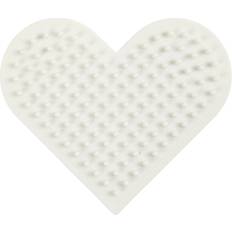 BioBeads perleplade, lille hjerte, str. 7x8,5 cm, 1 stk