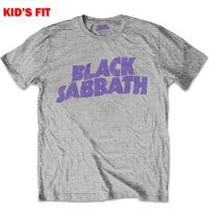 Sabbath Little Boys Wavy Logo Childrens T-shirt 12T Heather