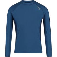 Rash guard t shirt Regatta Long Sleeve Rash Guard Men - Dynasty Blue/Moonlight Denim