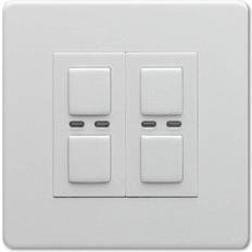 LightwaveRF Double White Dimmer Switch