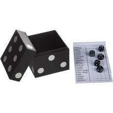Sällskapsspel Yatzy spel i Trä tärning 11x11cm