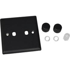 Varilight 2-Gang Matrix Kit For Rotary Dimmers Matt Black