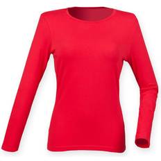 Camiseta De Manga Larga El'stica Feel Good - Azul