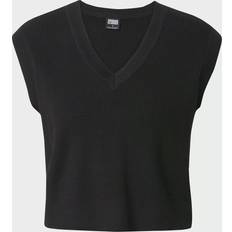 Urban Classics Knitted Short Sleeve Short Dress - Schwarz