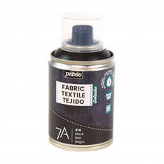 Noir Peintures en spray Pebeo Tekstilspray 7A 100 ml sort