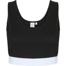 Camiseta Corta Sin Mangas De Moda Para Mujer - Blanco