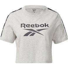 Beige - Dame - Fitness T-shirts Reebok Training Essentials Tape Pack T-Shirt Womens