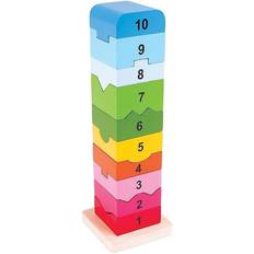 Bigjigs Stapelspielzeuge Bigjigs Toys Number Tower