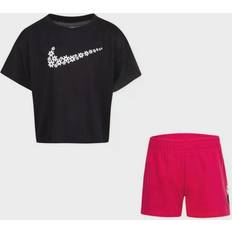 Schwarz Sonstige Sets Nike Daisy Crop Set In22