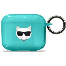 Apple airpods 3 cover Karl Lagerfeld Case KLA3UCHFL Apple AirPods 3 cover blue/blue Choupette