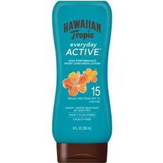 Hawaiian Tropic Sunscreen Island Sport Broad Spectrum Sun Care Sunscreen Lotion SPF 15, 235 ml