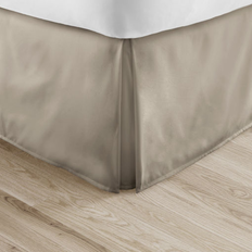 California King Valance Sheets iEnjoy Home Premium Pleated Valance Sheet Beige (213.36x182.88)