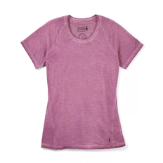 Smartwool women's merino Smartwool Women's Merino Short Sleeve Tee Summer Sound Wash (plantefarvet rosa)