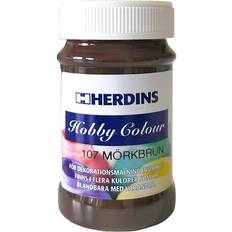 Herdins Akrylfärger Herdins Hobby Colour Dark Brown 100ml