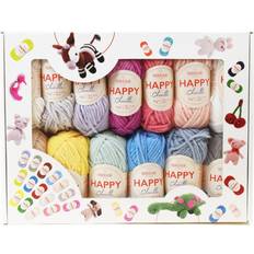 Chenille garn SIRDAR Happy Chenille 25 Colours Assortment Box