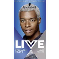 Men Permanent Hair Dyes Schwarzkopf LIVE Men Silver Chrome U71 Permanent Colour