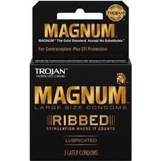 Arm & Hammer Trojan Magnum Ribbed Latex Condoms 3 Pack