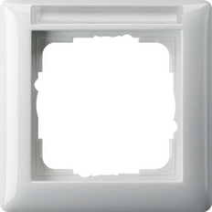 Gira Elartikler Gira Standard 55 stel 109103 1x ren hvid med tekstfelt