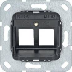 Gira Elartikler Gira 560200 Modular Jack 2, dobbelt støttering