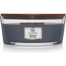 Parafin Duftlys Woodwick Evening Onyx Grey Duftlys 453g