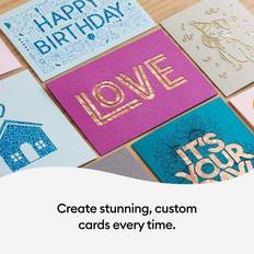 Cricut Foil Transfer Insert Cards Sampler R40 12-pack Pastel